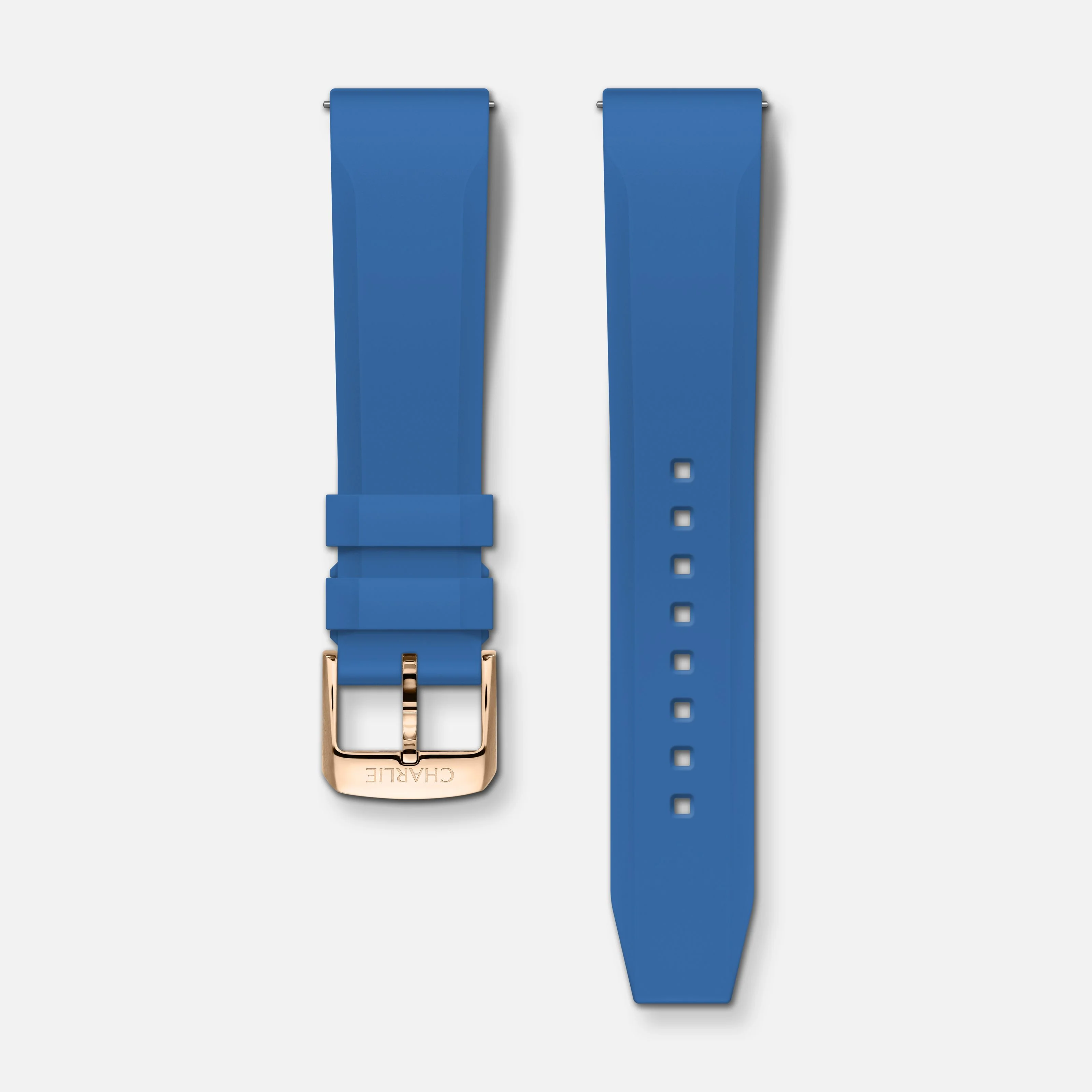 Bracelet caoutchouc electric blue NBR 20mm - Image 5