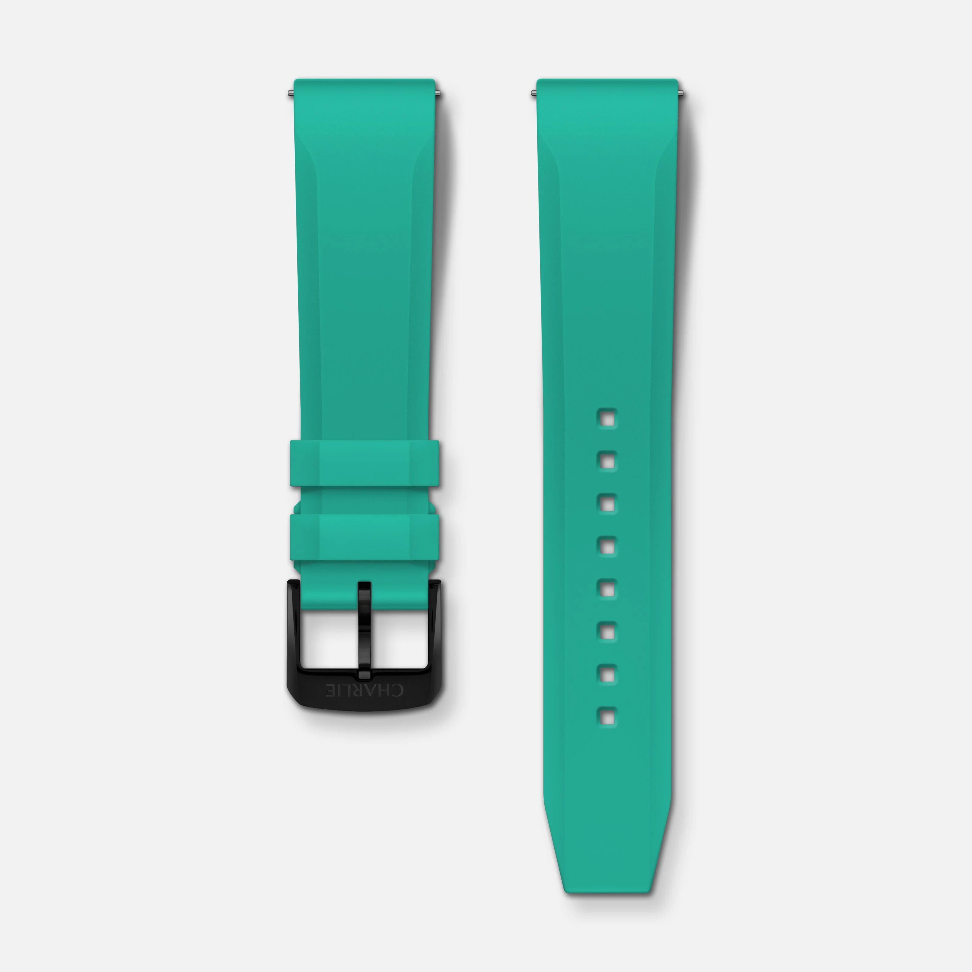 Bracelet caoutchouc turquoise NBR 20mm - Image 4