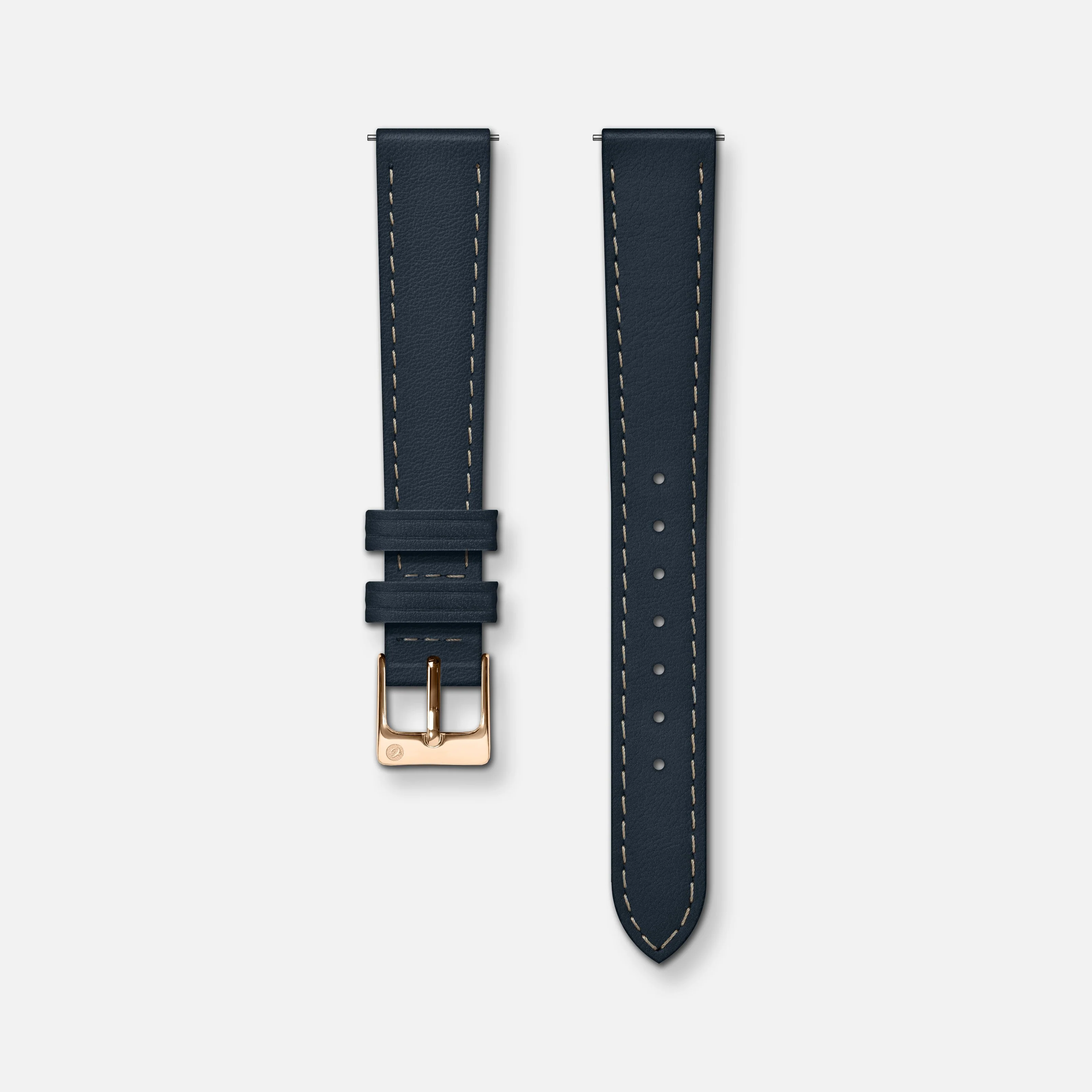 Bracelet cuir bleu 14mm