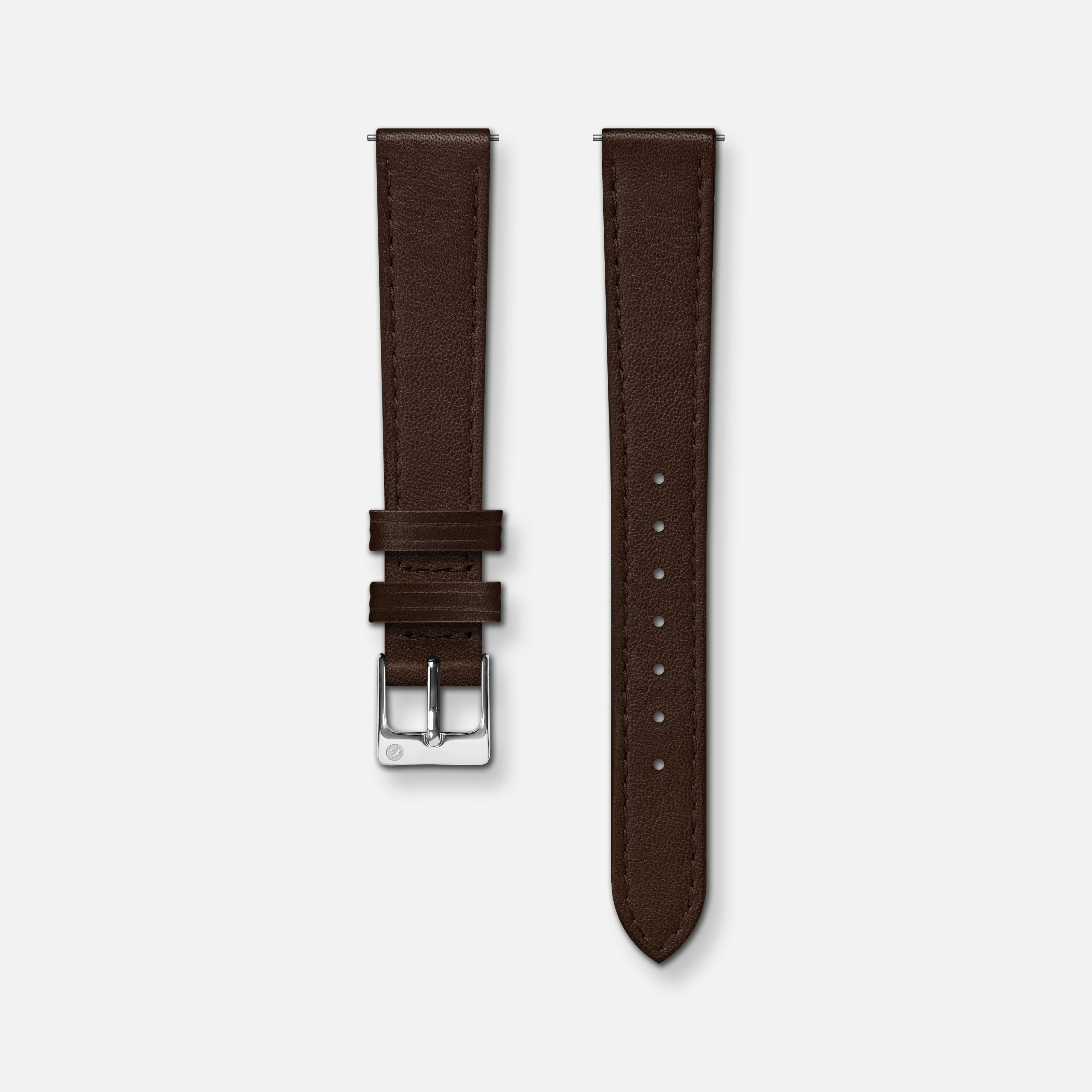Bracelet cuir chocolat 14mm - Image 2