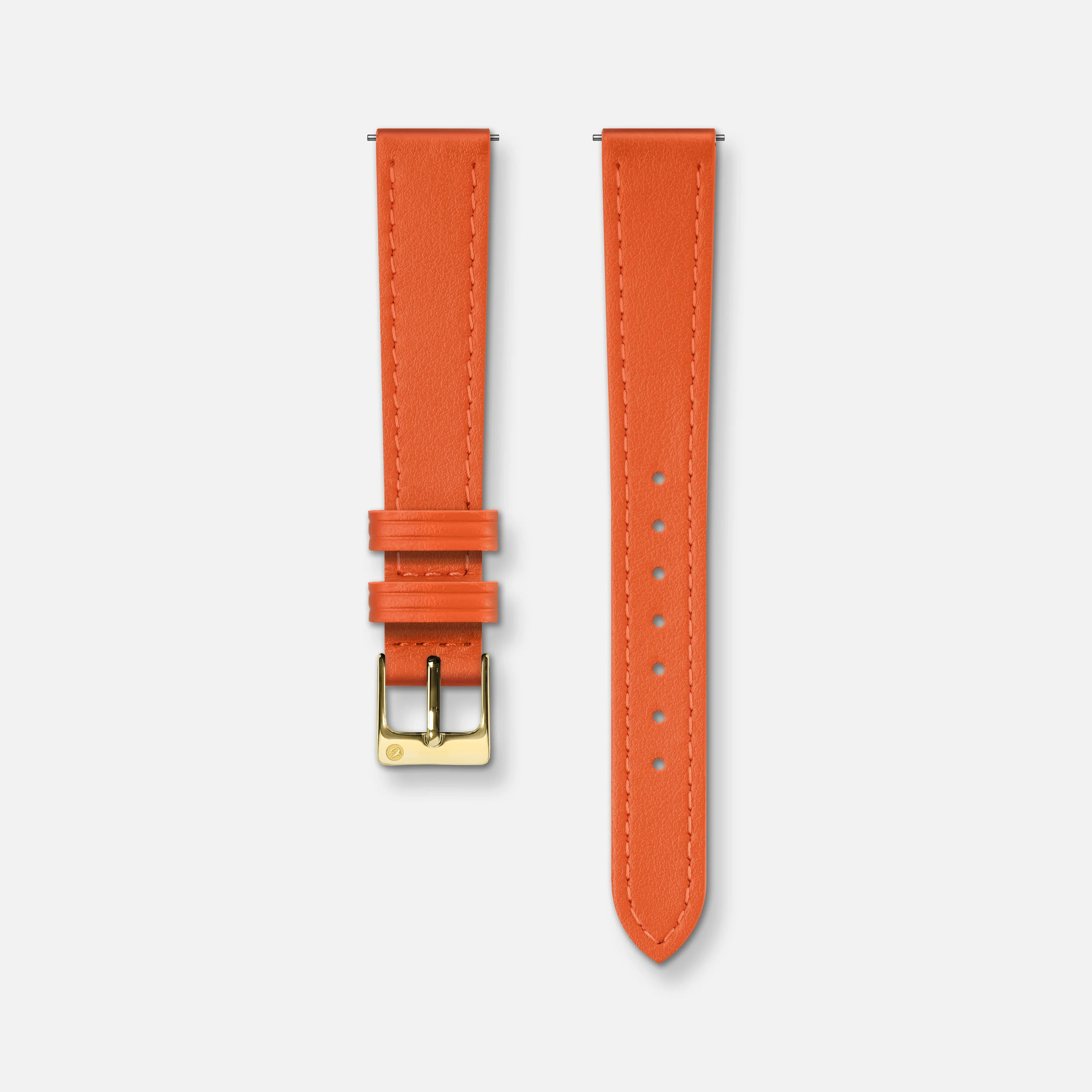 Bracelet cuir mandarine 14mm - Image 7
