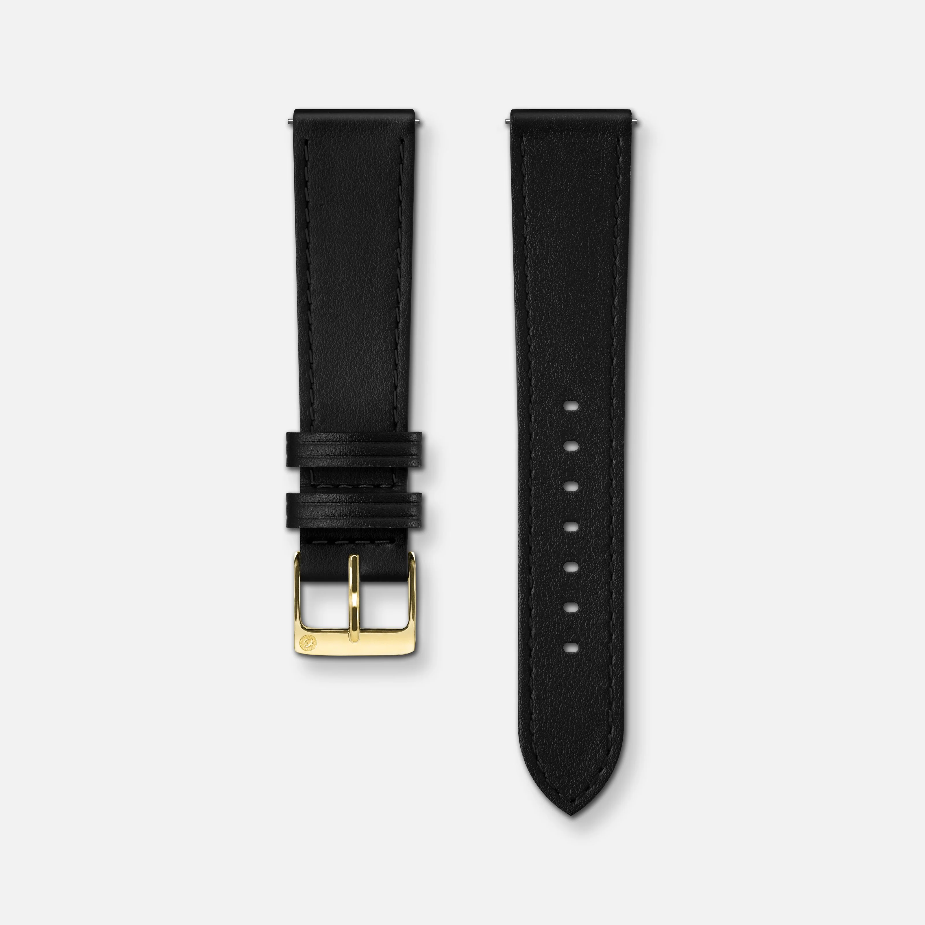 Bracelet cuir noir 18mm - Image 4