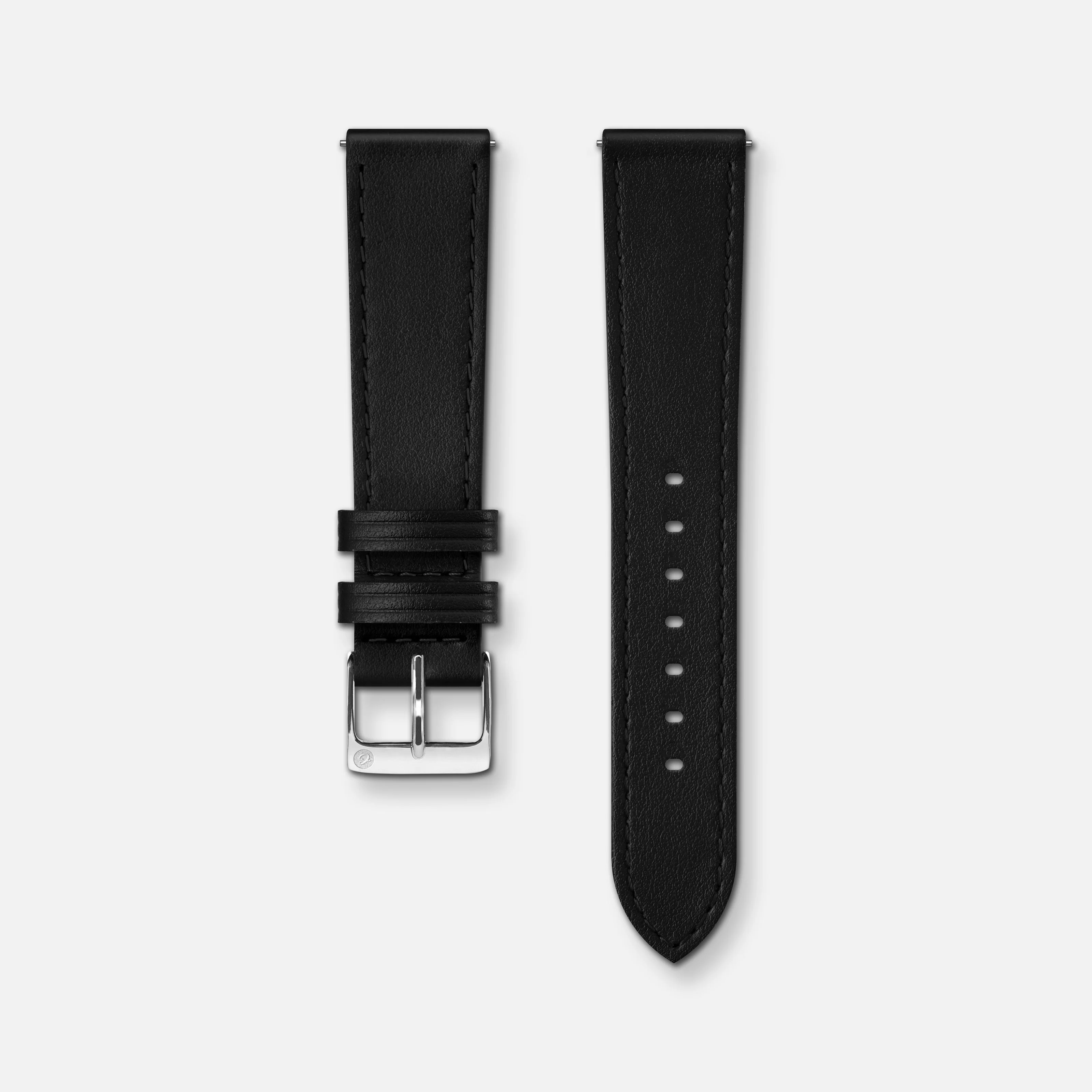Bracelet cuir noir 18mm - Image 5