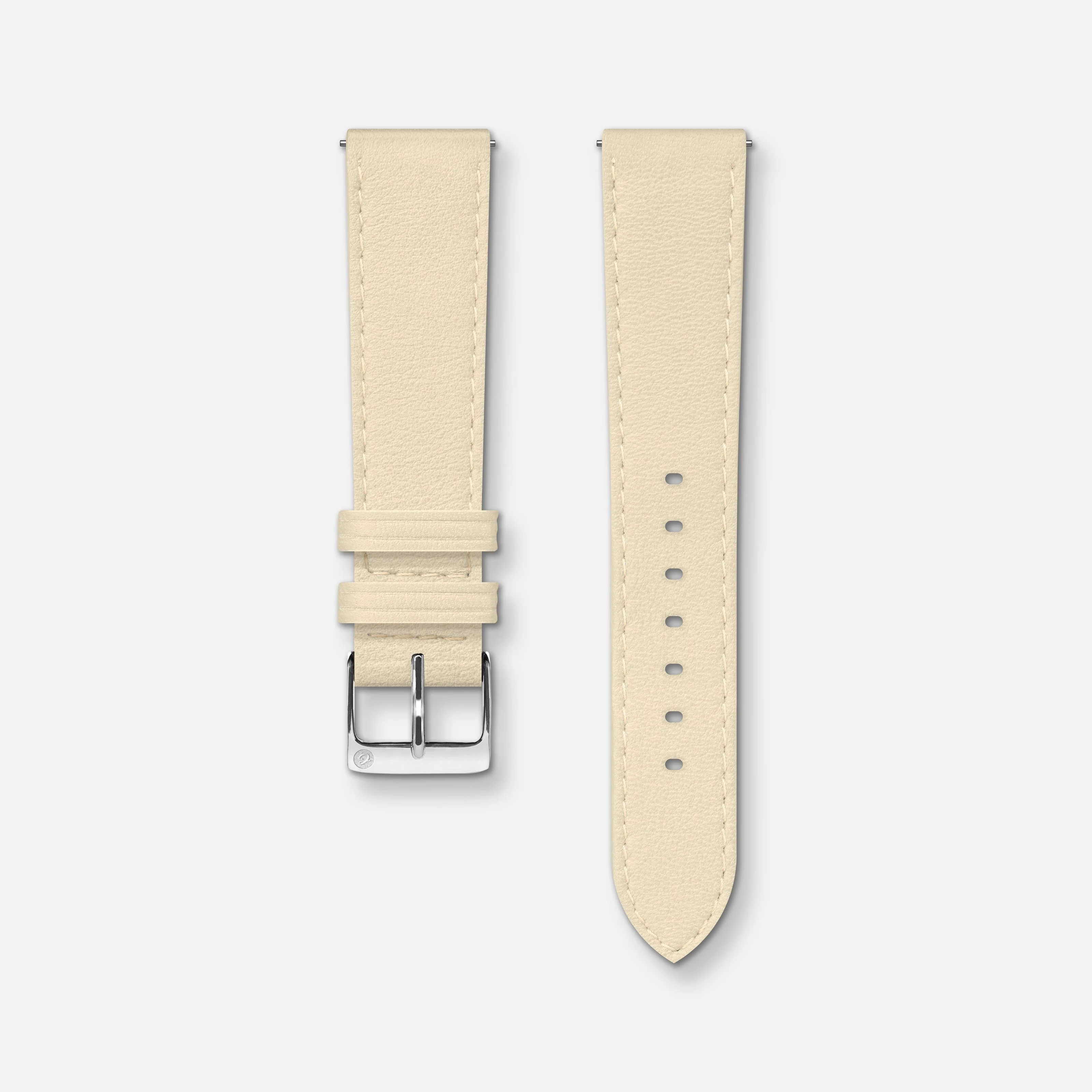 Bracelet cuir sable 18mm - Image 4