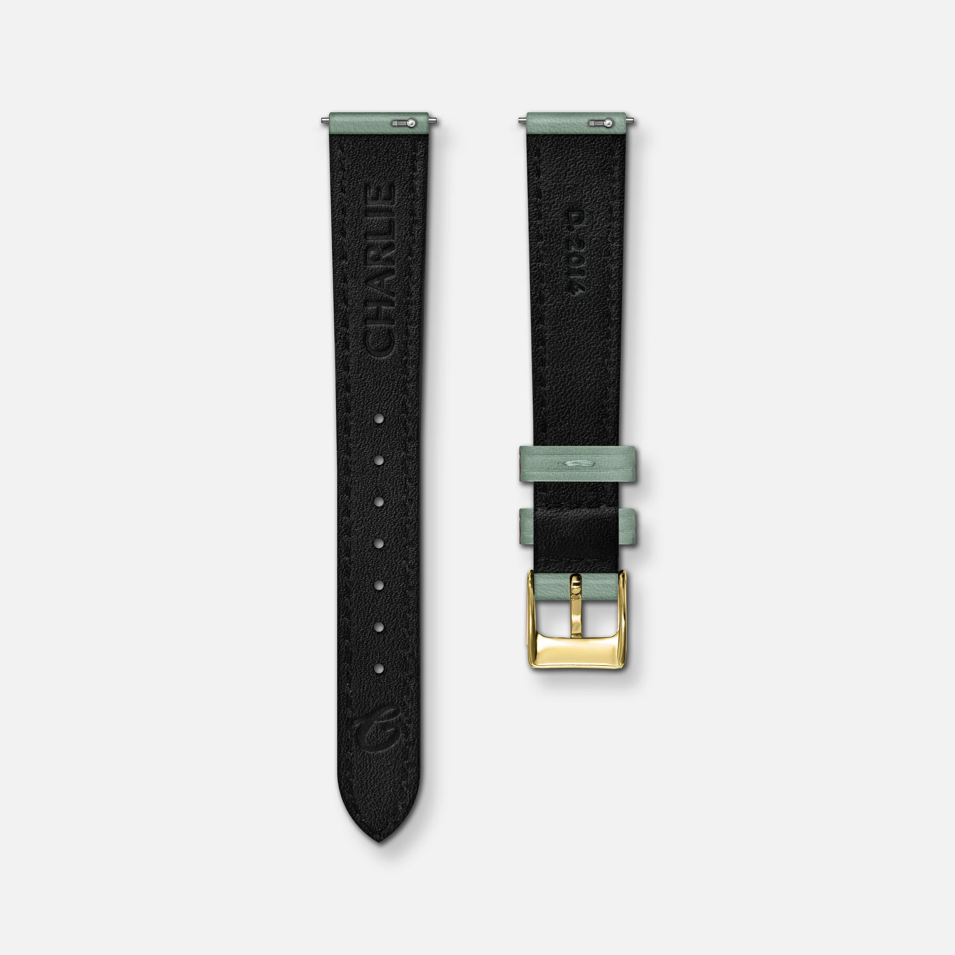 Bracelet cuir sauge 14mm - Image 6
