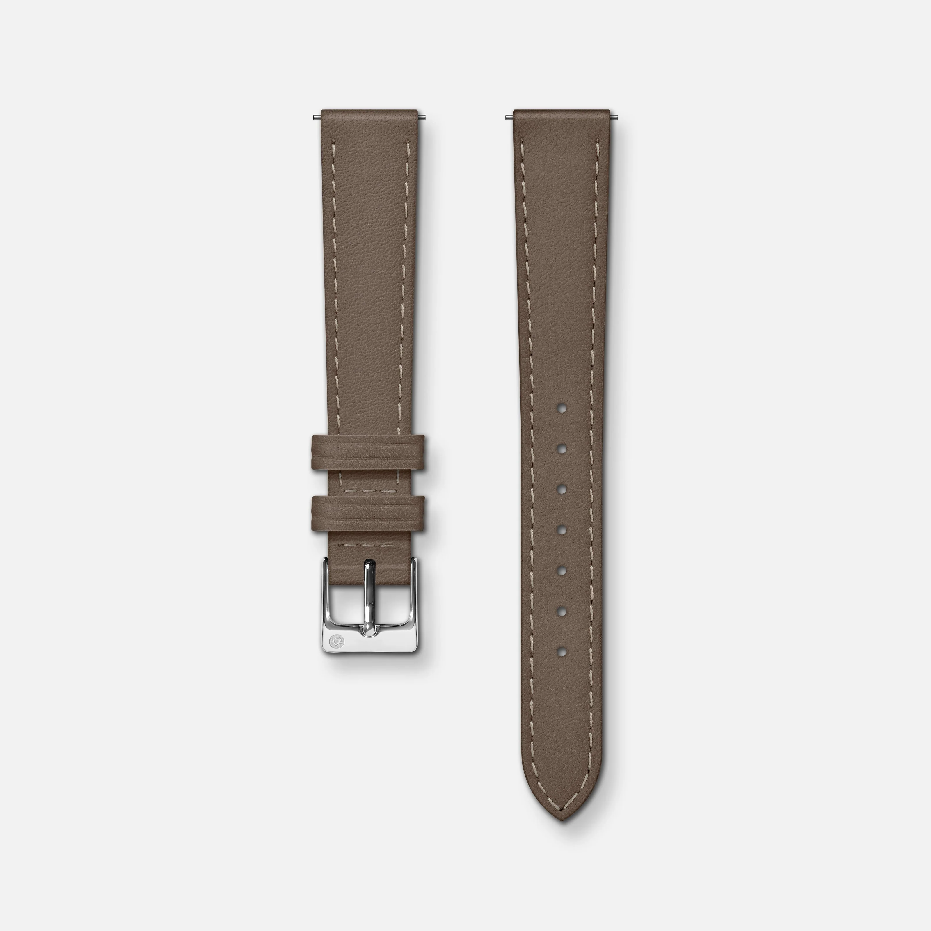 Bracelet cuir taupe 14mm - Image 5