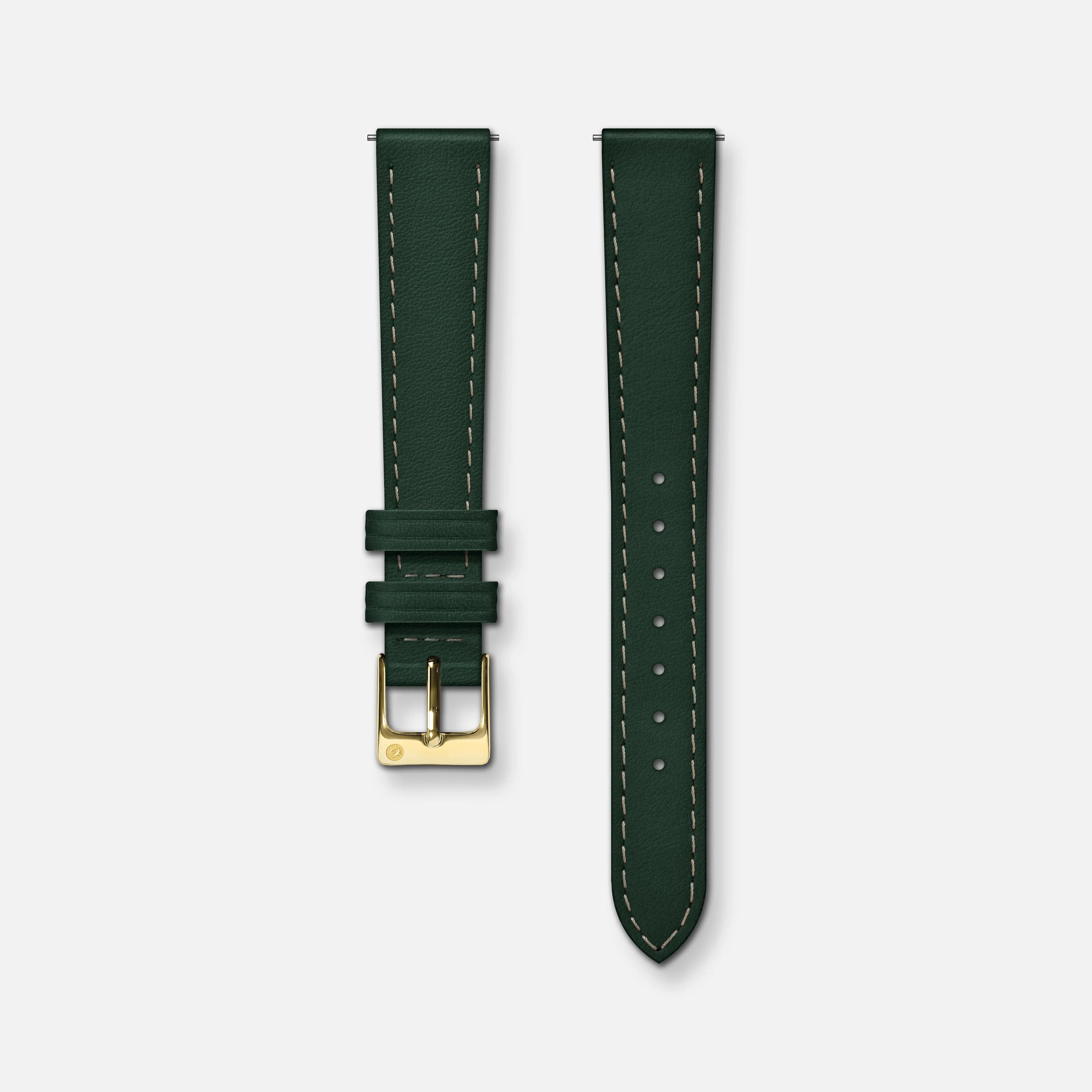 Bracelet cuir vert 14mm - Image 3