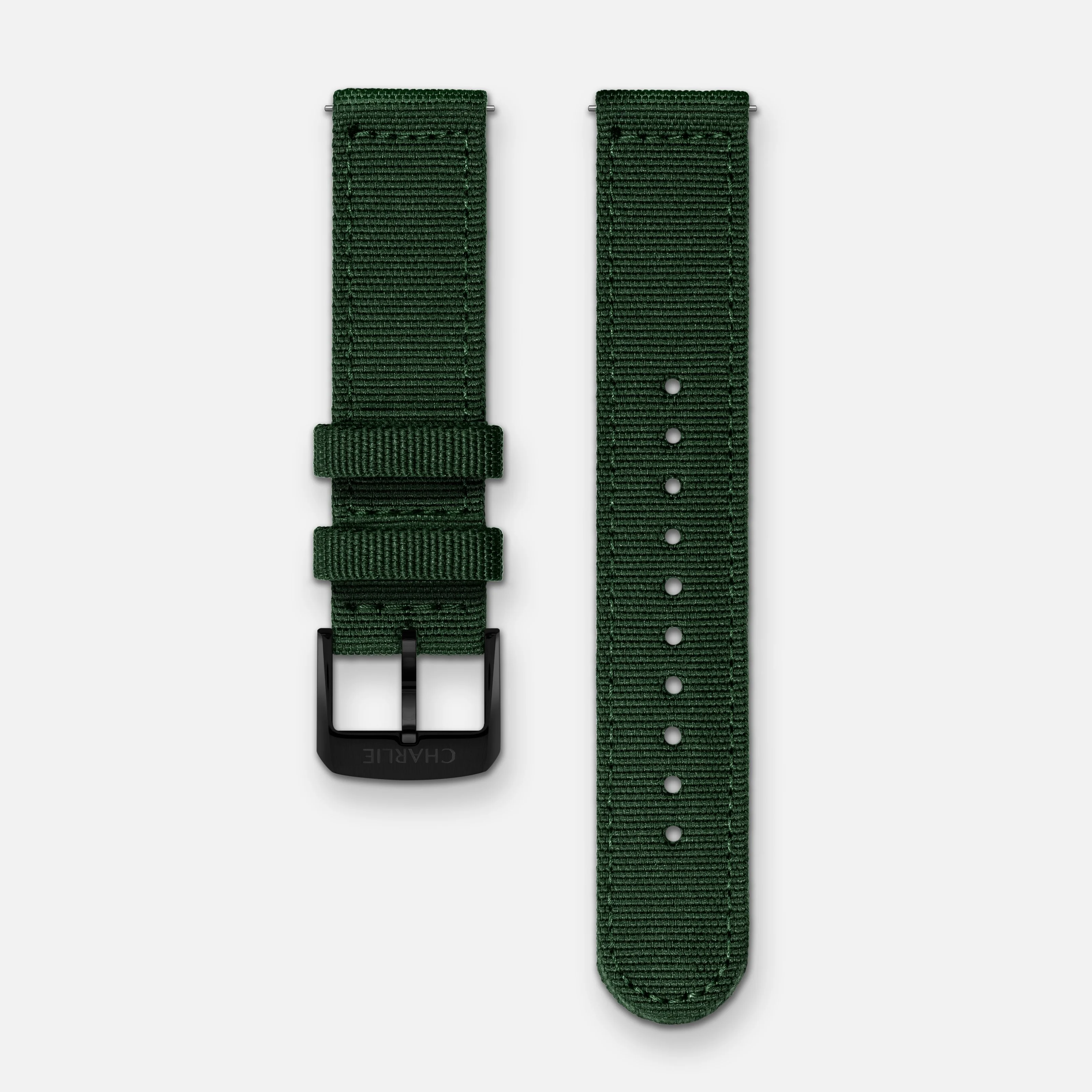 Bracelet Nylon Vert 20mm - Image 4