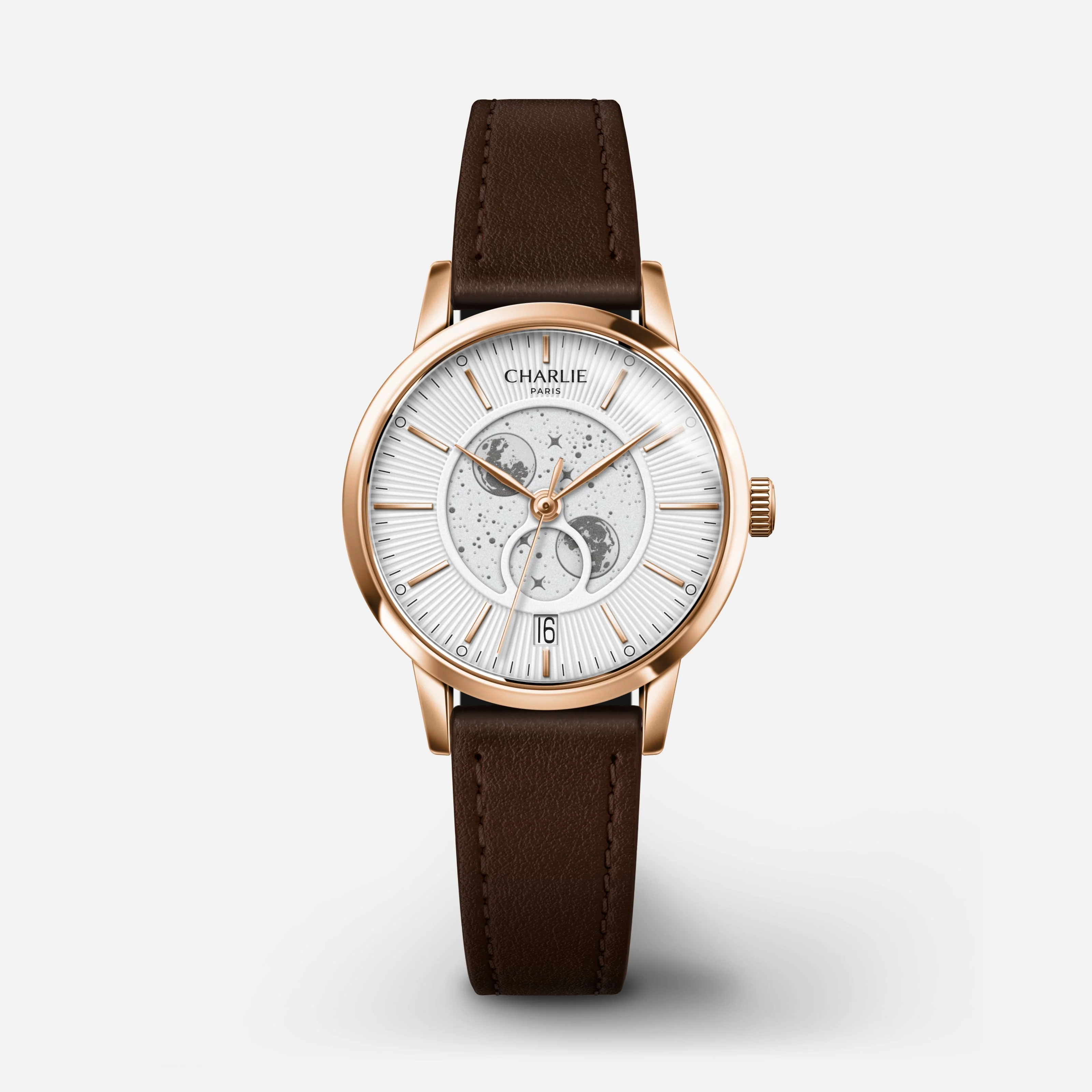 SULLY - Phase de Lune - Doré rose & Blanc - Image 10