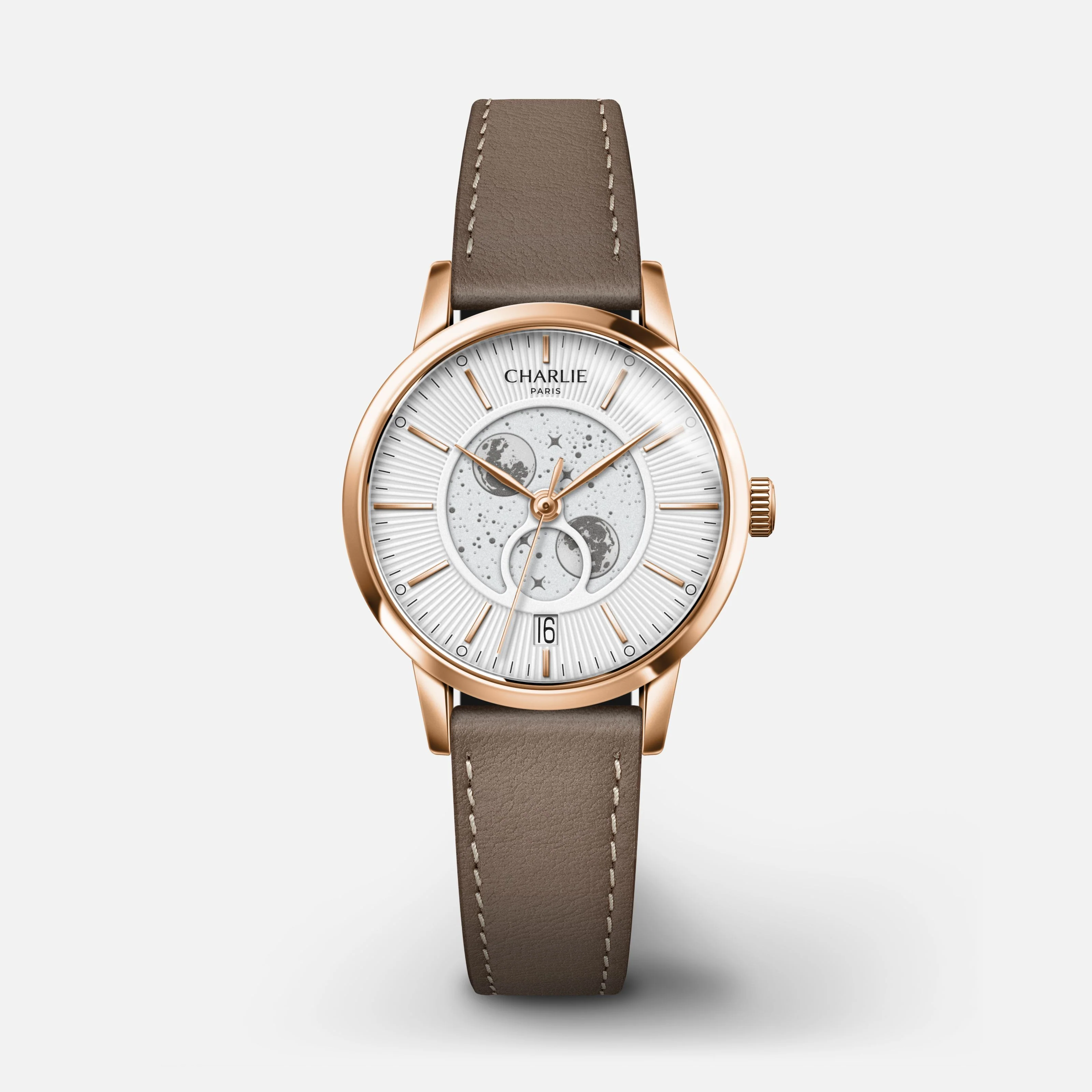 SULLY - Phase de Lune - Doré rose & Blanc - Image 9