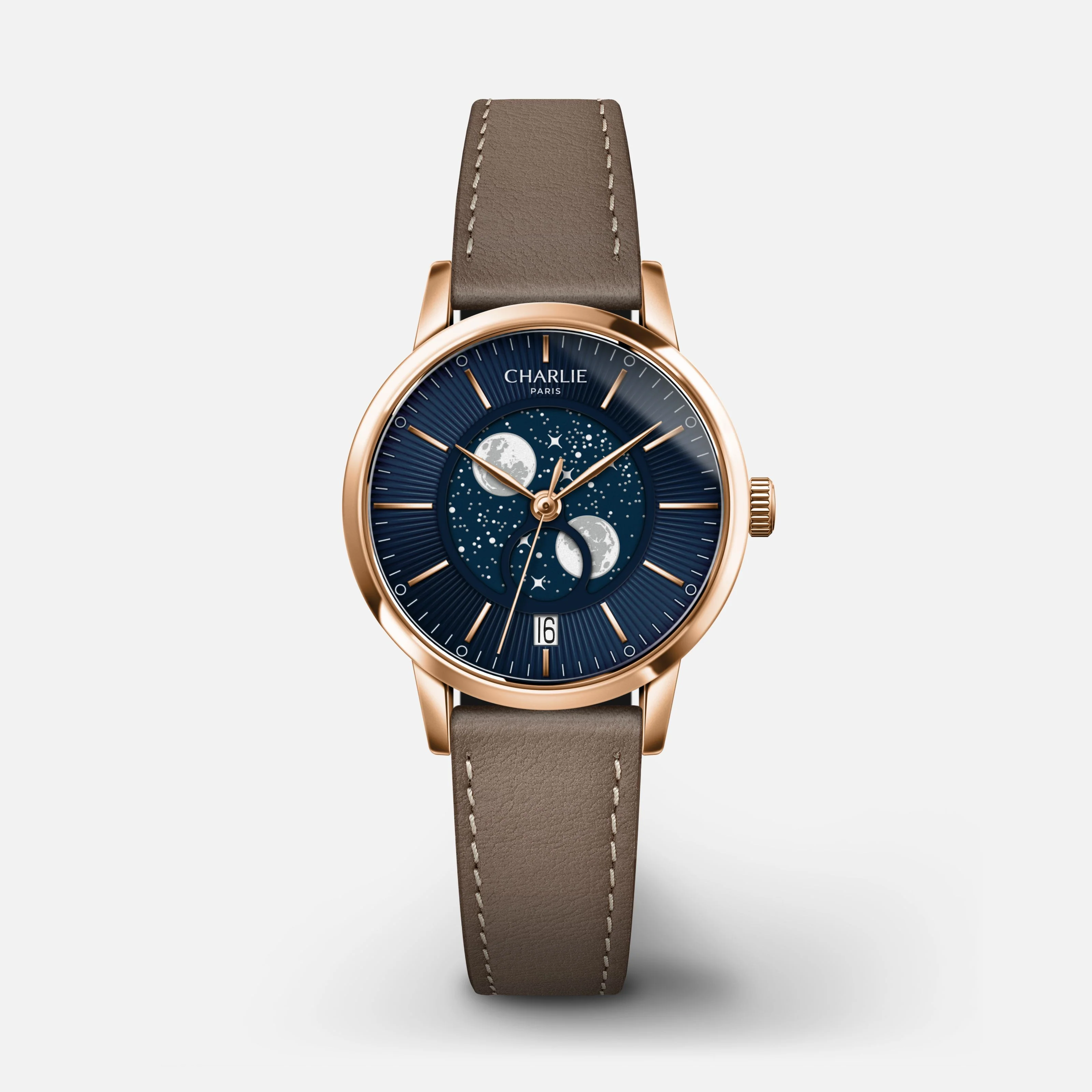 SULLY - Phase de Lune - Doré rose & Bleu - Image 11