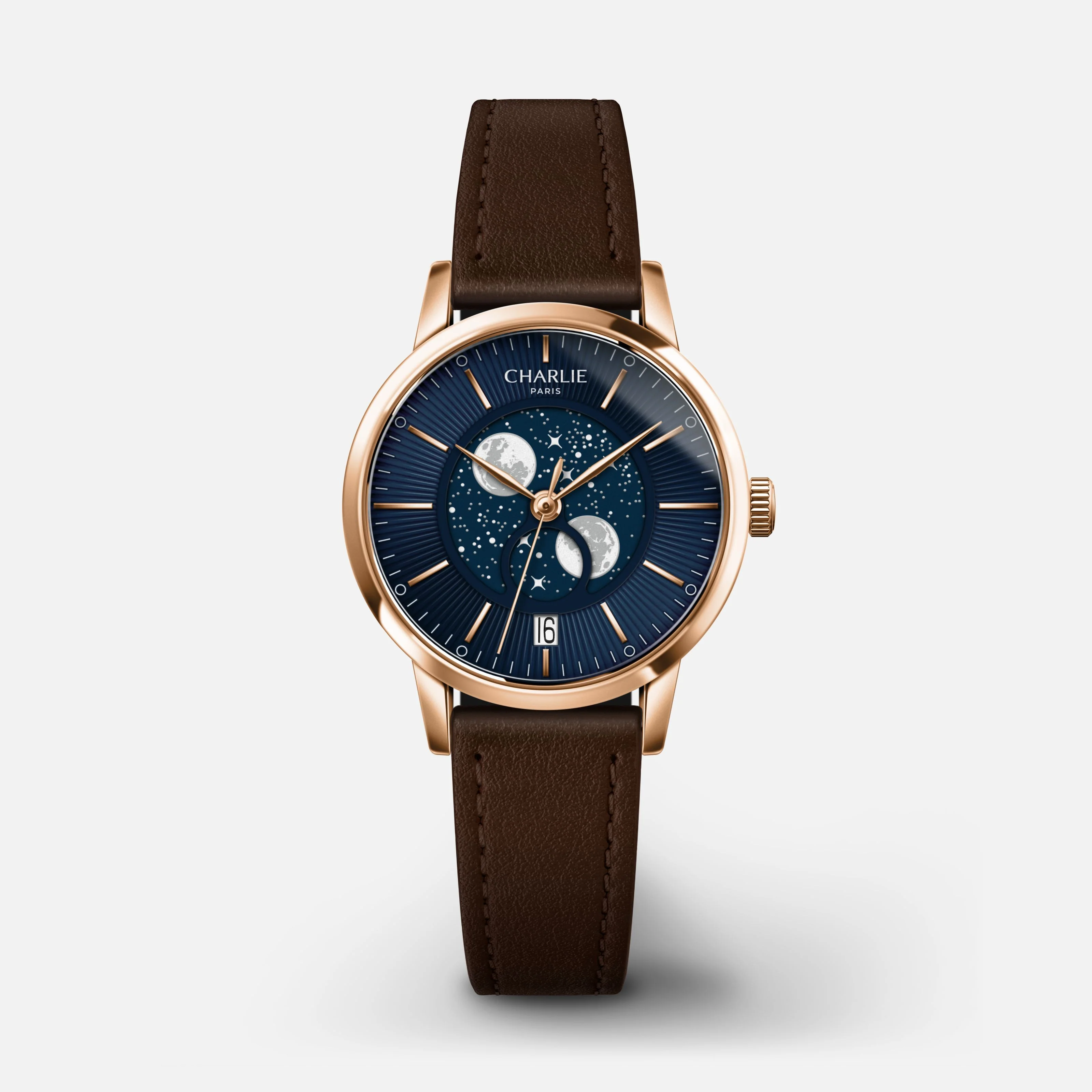 SULLY - Phase de Lune - Doré rose & Bleu - Image 13