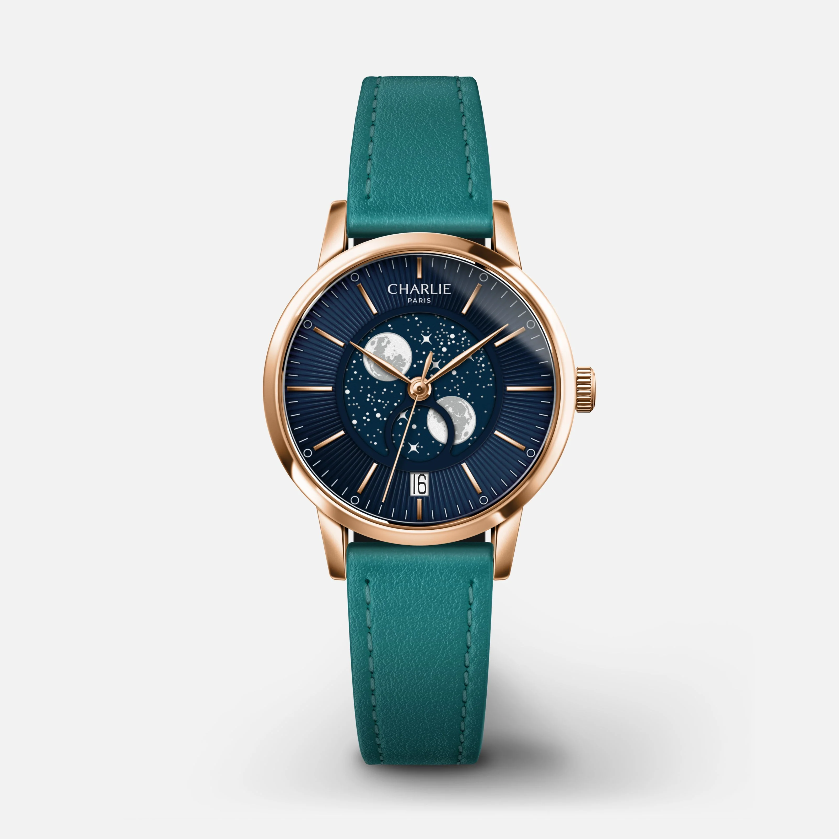 SULLY - Phase de Lune - Doré rose & Bleu - Image 20