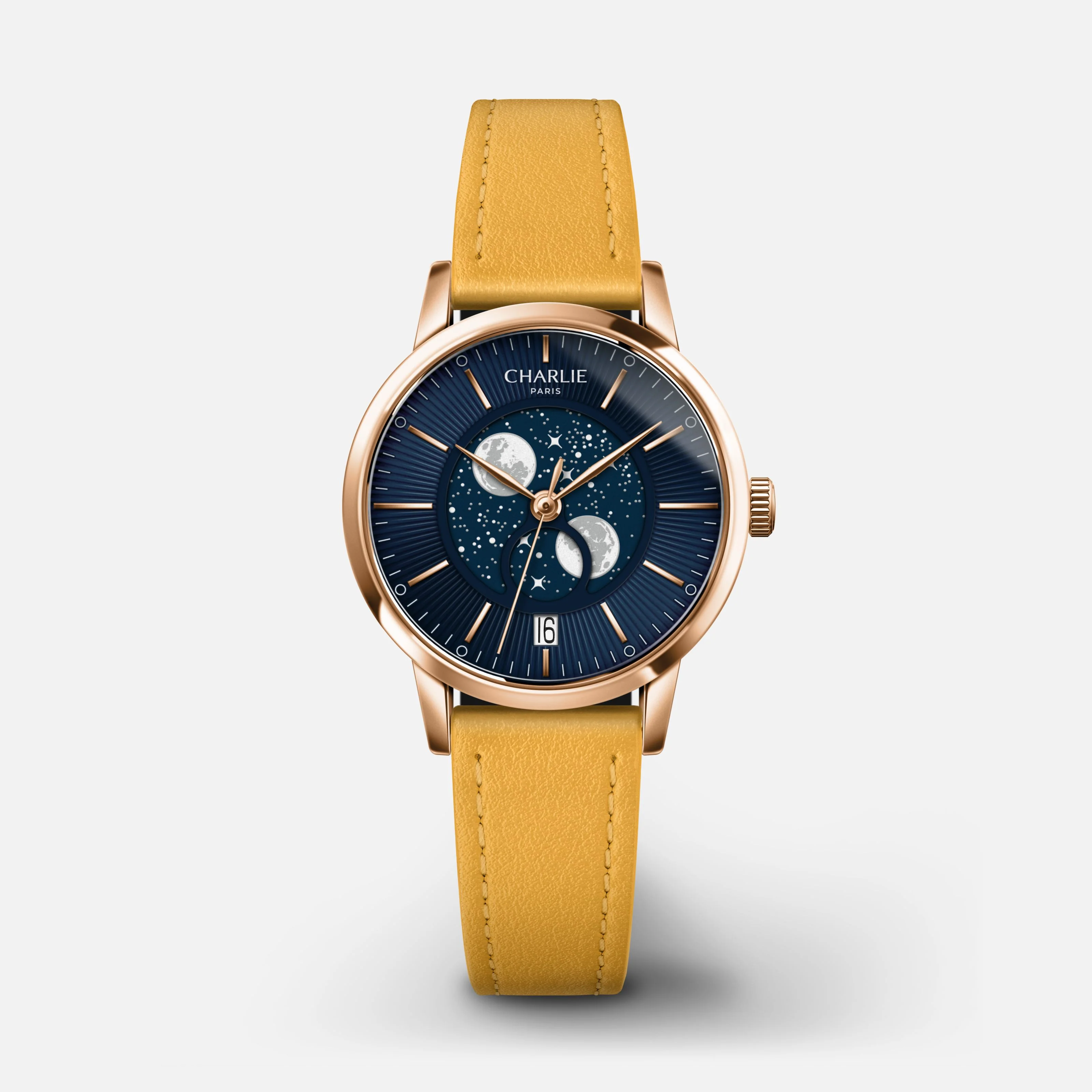 SULLY - Phase de Lune - Doré rose & Bleu - Image 15