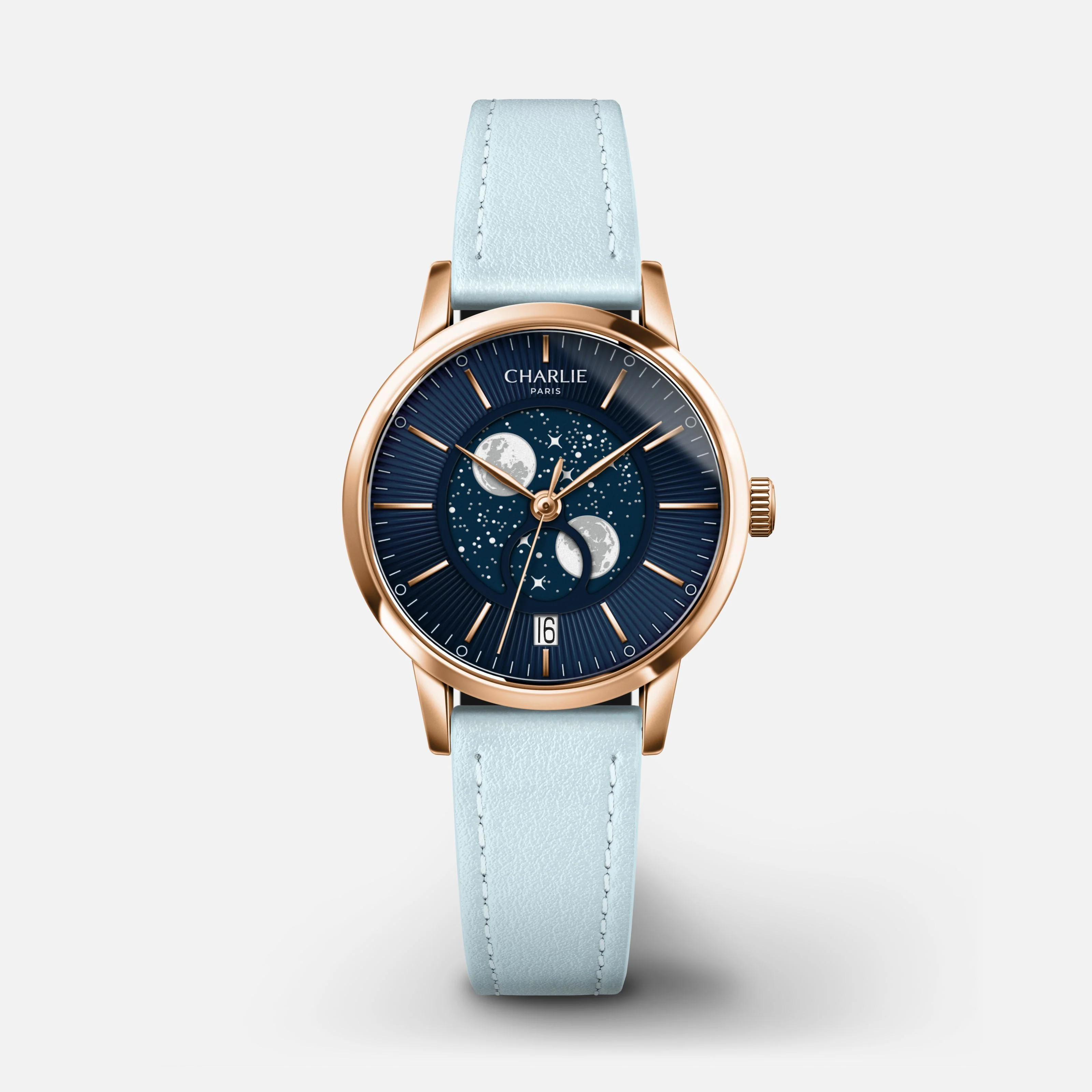 SULLY - Phase de Lune - Doré rose & Bleu - Image 19