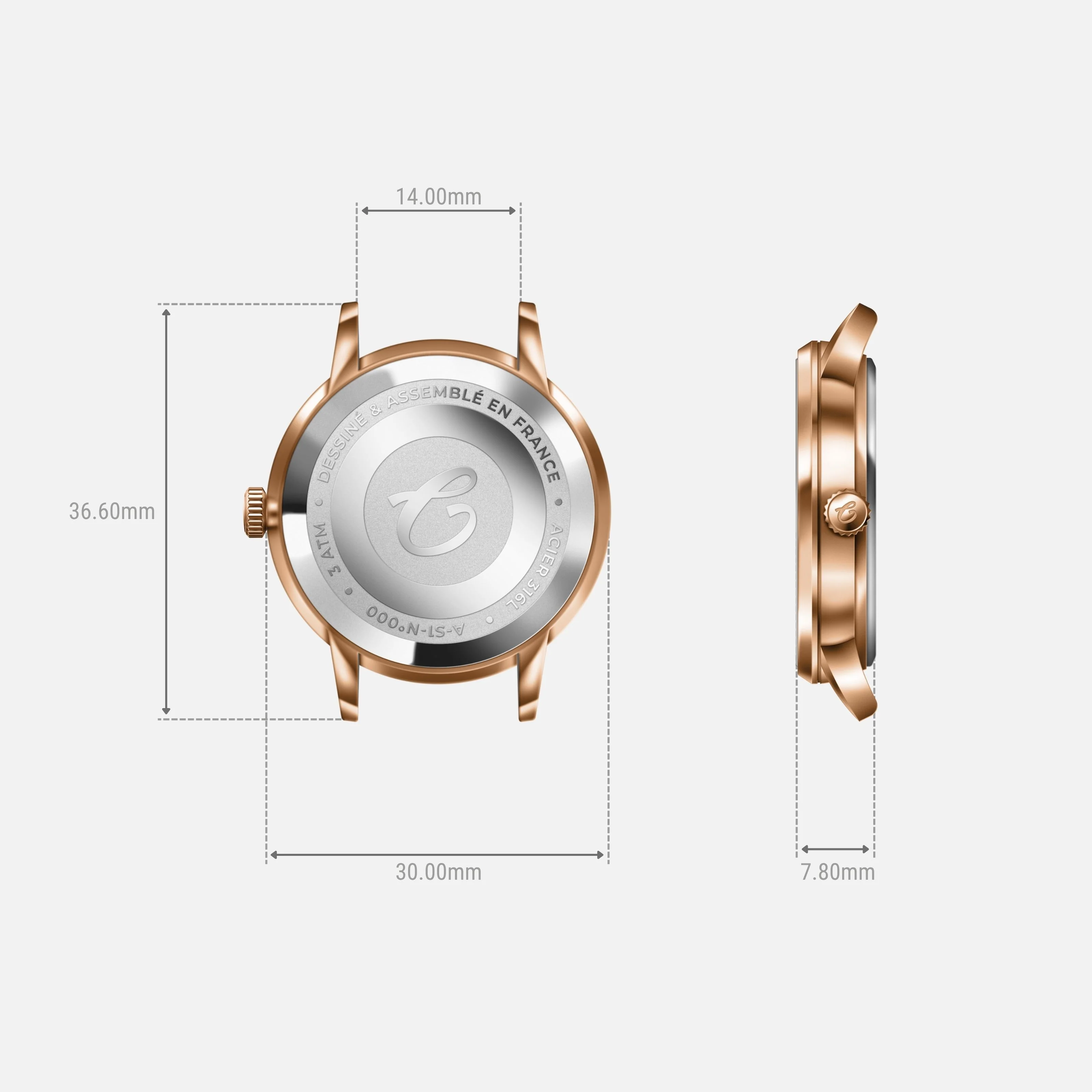 SULLY - Phase de Lune - Doré rose - Image 4